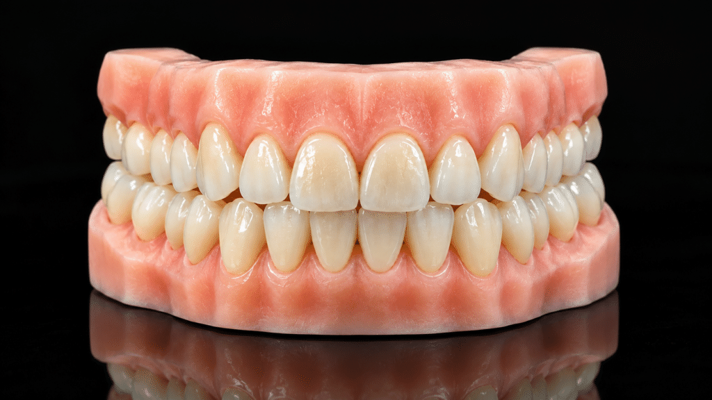 “Restorative dental treatment to rebuild damaged teeth and restore smile function